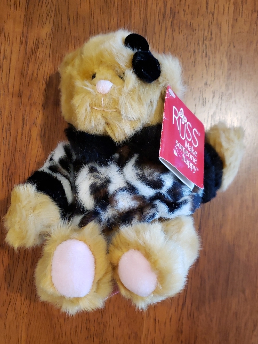 Russ Berrie "Make Someone Happy" Plush Cat